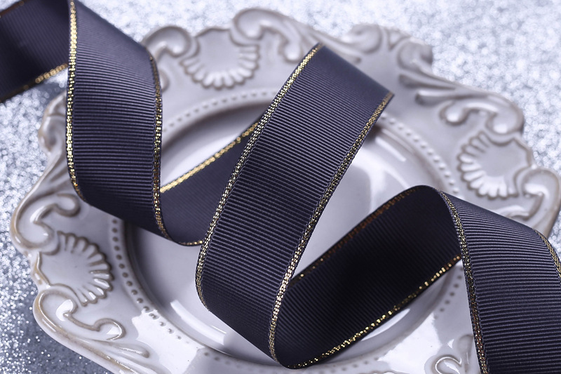 Golden Edge Thread Polyester Belt DIY Bow Hair Accessories Bouquet Cake Gift Box Packing Ribbon Clothing Accessories Ribbon Golden Edge Thread Polyester Belt DIY Bow Hair Accessories Bouquet Cake Gift Box Packing Ribbon Clothing Accessories Ribbon
