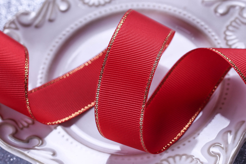 Golden Edge Thread Polyester Belt DIY Bow Hair Accessories Bouquet Cake Gift Box Packing Ribbon Clothing Accessories Ribbon Golden Edge Thread Polyester Belt DIY Bow Hair Accessories Bouquet Cake Gift Box Packing Ribbon Clothing Accessories Ribbon