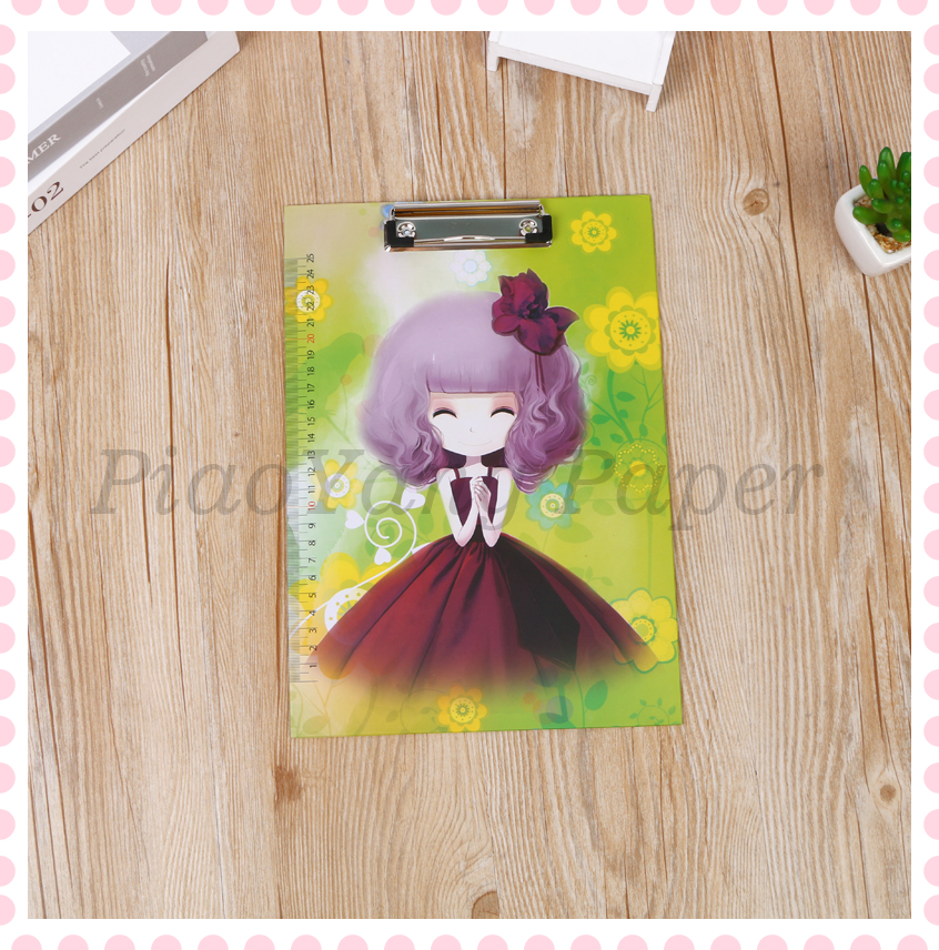 A4 paperboard folders students use stationery cartoon horizontal version Korean version of speech clip file notepad clip A4 paperboard folders students use stationery cartoon horizontal version Korean version of speech clip file notepad clip