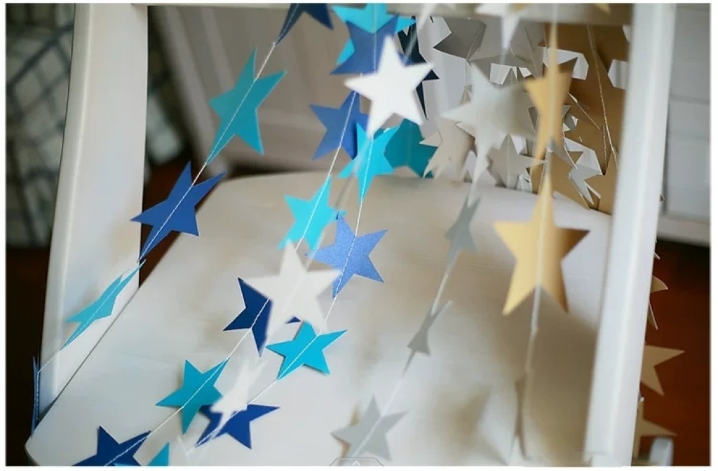 Creative Paperboard XINGX Ornaments Hanging Ornaments Pull Strip Wedding Party Festival Celebration Decorations Arrangement Latte Art Paper 3D
