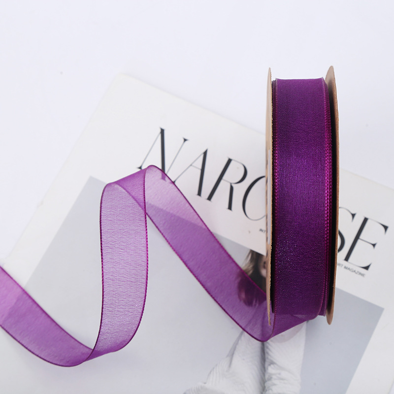 Korean Style Colorful Ribbon Baking Packing Ribbon Cake Box Ribbon Flowers Gift Packaging Decorative Ribbon