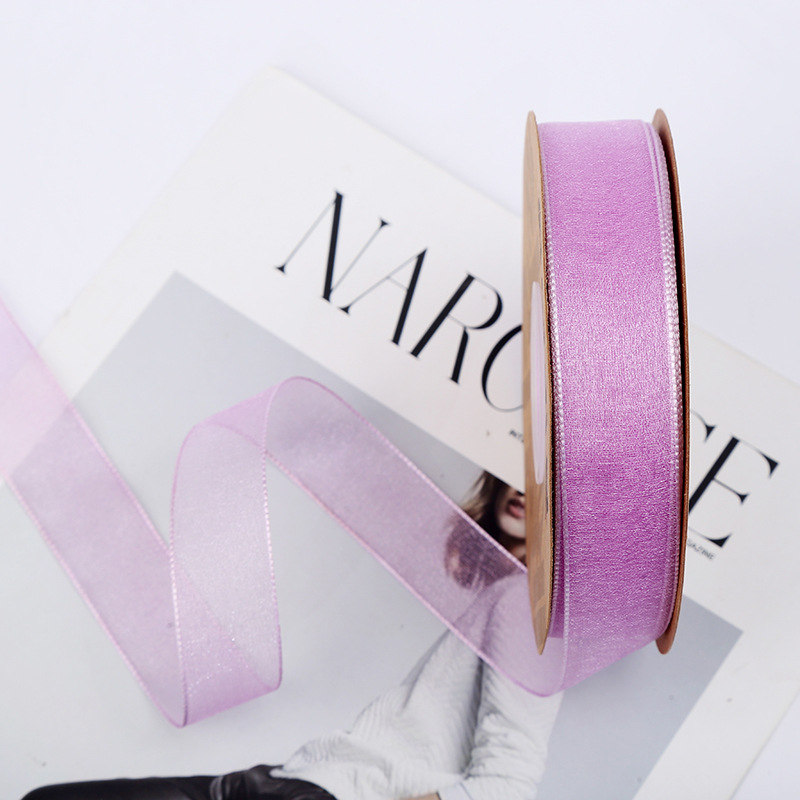 Korean Style Colorful Ribbon Baking Packing Ribbon Cake Box Ribbon Flowers Gift Packaging Decorative Ribbon
