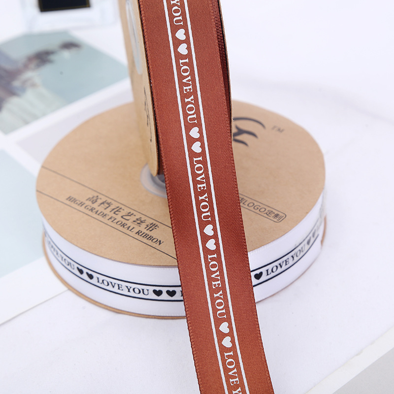 2.5cm Printed English Webbing Colorful Ribbon Flowers Packing Ribbon Polyester Belt Gift Box Handmade Bowknot Ribbon 2.5cm Printed English Webbing Colorful Ribbon Flowers Packing Ribbon Polyester Belt Gift Box Handmade Bowknot Ribbon