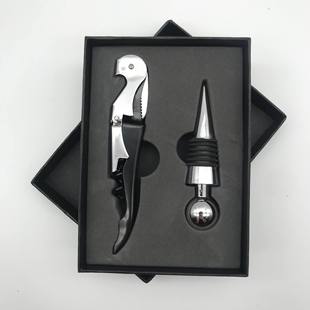 Manufacturer direct selling wine bottle opener set Red wine wine set four-piece Heaven and Earth cover gift box all kinds of sets