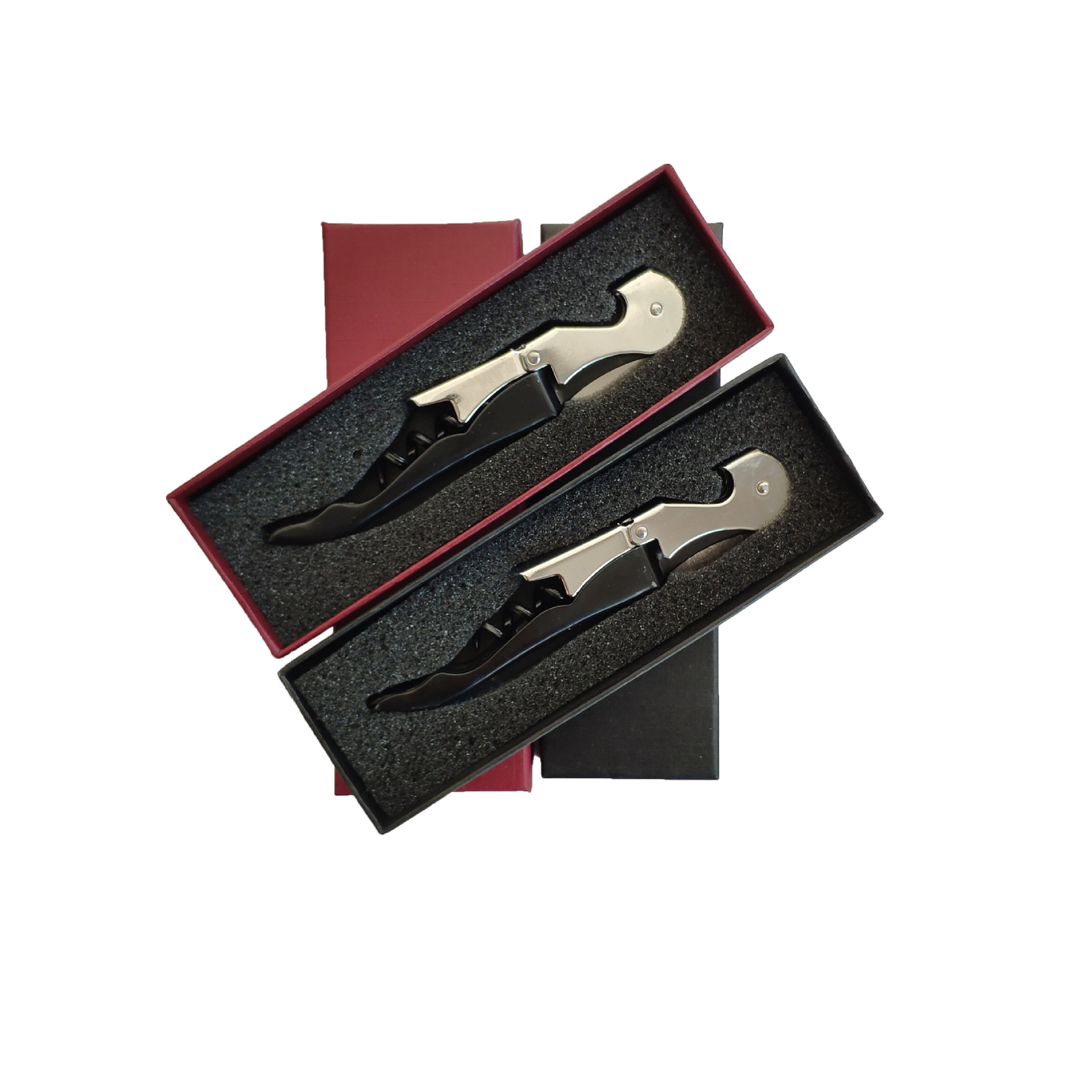 Manufacturer direct selling wine bottle opener set Red wine wine set four-piece Heaven and Earth cover gift box all kinds of sets