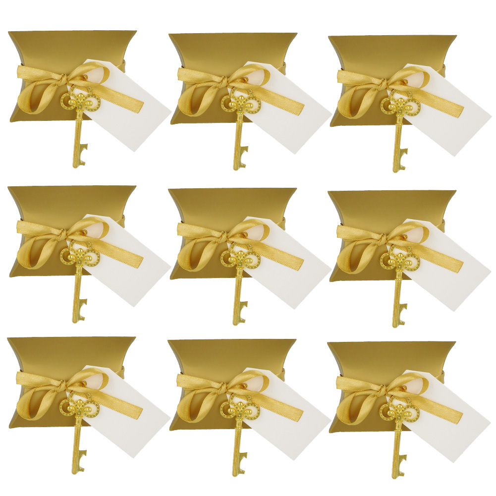 New Hot Sale Wedding Favors Creative Small Gift Key Bottle Opener Pendant Wedding Supplies Pillow Wedding Candies Box New Hot Sale Wedding Favors Creative Small Gift Key Bottle Opener Pendant Wedding Supplies Pillow Wedding Candies Box