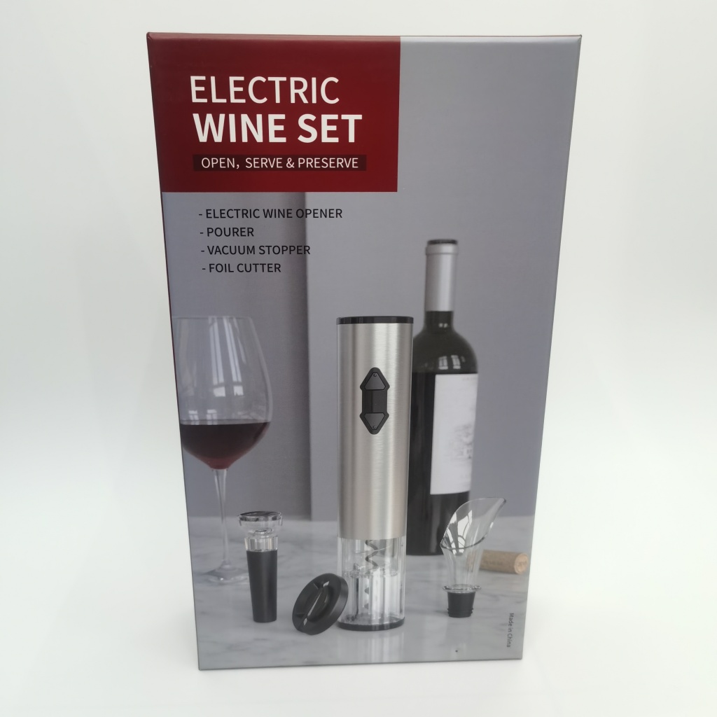 Electric Wine Bottle Opener Automatic Household Bottle Opener High-End Screwdriver Wine Bottle Lifting Device Wine Opener Gift Box