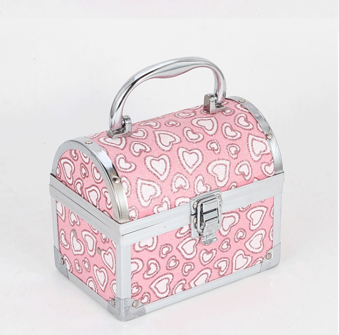 Mirror box jewelry box jewelry storage box bride love makeup box Mirror box jewelry box jewelry storage box bride love makeup box