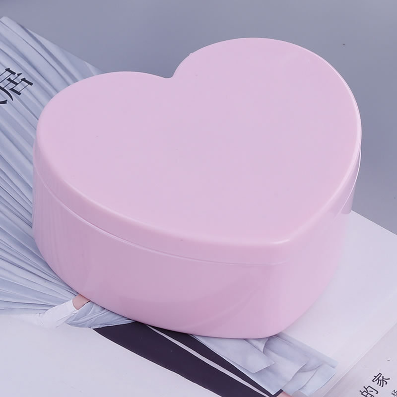 Pink girl heart storage box accessories desktop jewelry box maiden star love storage box double storage box