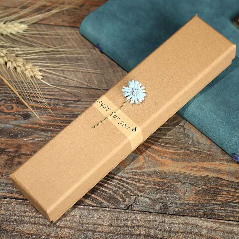 Factory Creative Jewelry Packaging Box Hot Sale Chain Ring Bracelet Sunflower Jewelry Box Paper Bag Currently Available Wholesale