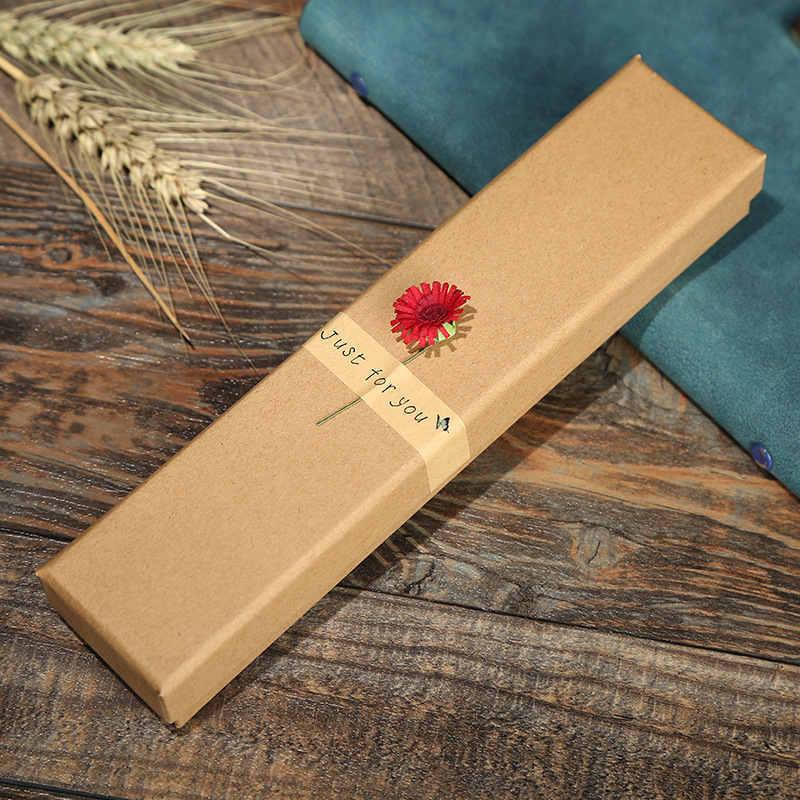 Factory Creative Jewelry Packaging Box Hot Sale Chain Ring Bracelet Sunflower Jewelry Box Paper Bag Currently Available Wholesale