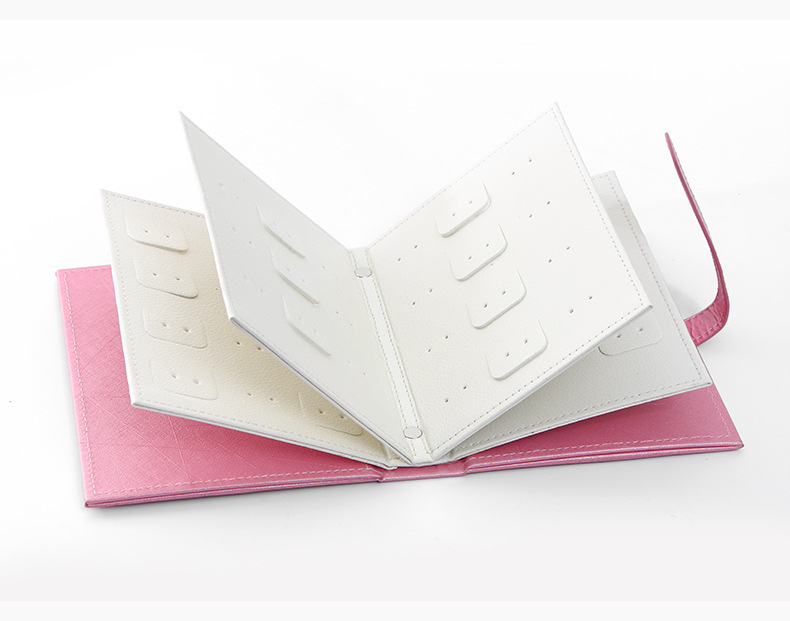 Stud Earring Storage Book Korea's First Creative Jewelry Collection box Hanging Portable Display jewelry Box Manufacturers