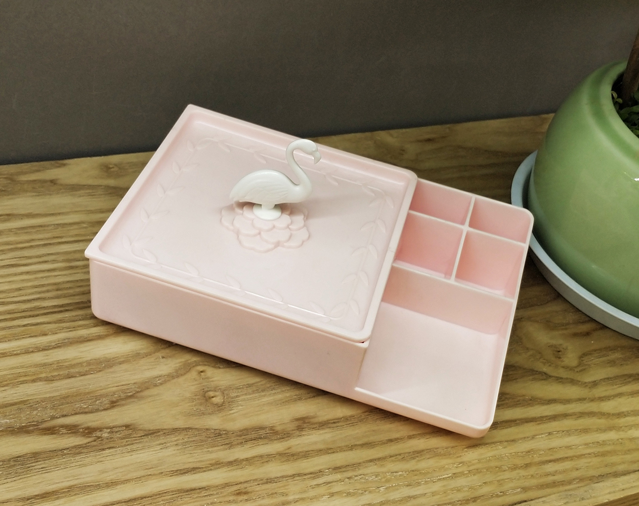 Creative household daily necessities - flamingo jewelry box \\\&#034;mei long yu. Shang ke\\\&#034; manufacturers direct sales