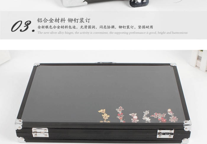 Custom ring jewelry box ear nail box display box