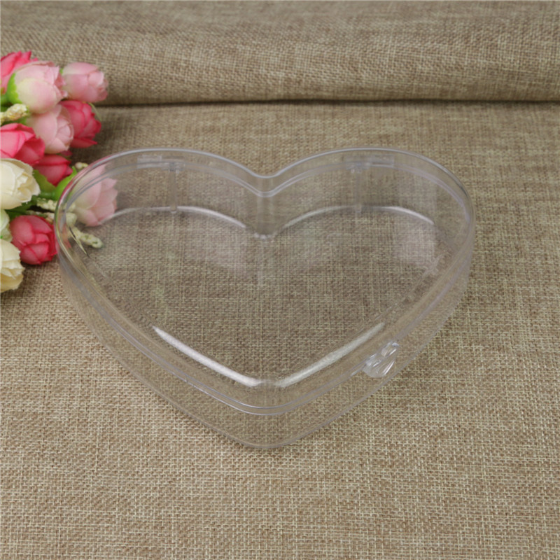 Love box transparent clamshell jewelry box
