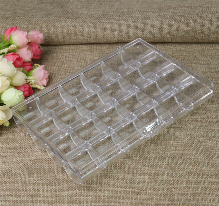 24 case transparent sub compartment box jewelry box home sorting box 24 case transparent sub compartment box jewelry box home sorting box