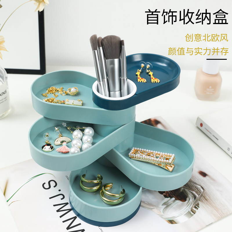 Multi-Function Make-up Pen Container Rotating Jewelry Box Ornament Storage Box Jewelry Storage Box New Product Hot Sale Multi-Function Make-up Pen Container Rotating Jewelry Box Ornament Storage Box Jewelry Storage Box New Product Hot Sale