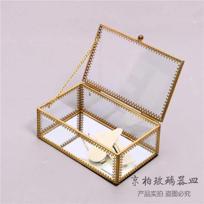 Glass Transparent Acrylic Cosmetics Storage Box Lipstick Storage Frame Lipstick Storage and Finishing Box