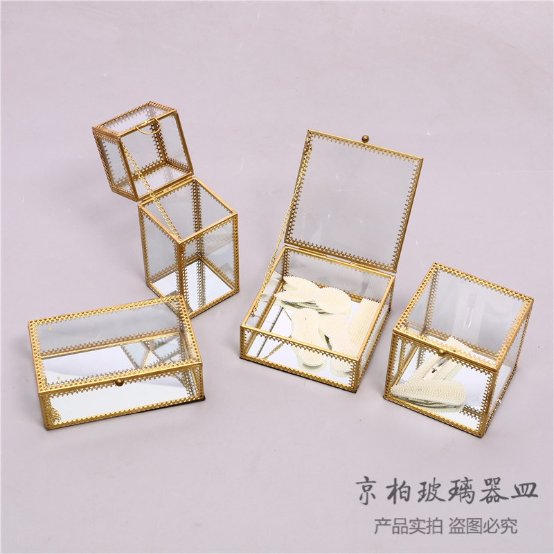 Glass Transparent Acrylic Cosmetics Storage Box Lipstick Storage Frame Lipstick Storage and Finishing Box