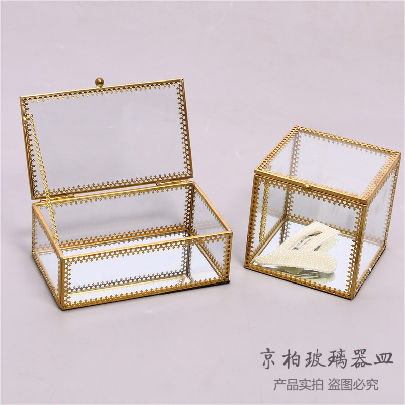 Glass Transparent Acrylic Cosmetics Storage Box Lipstick Storage Frame Lipstick Storage and Finishing Box