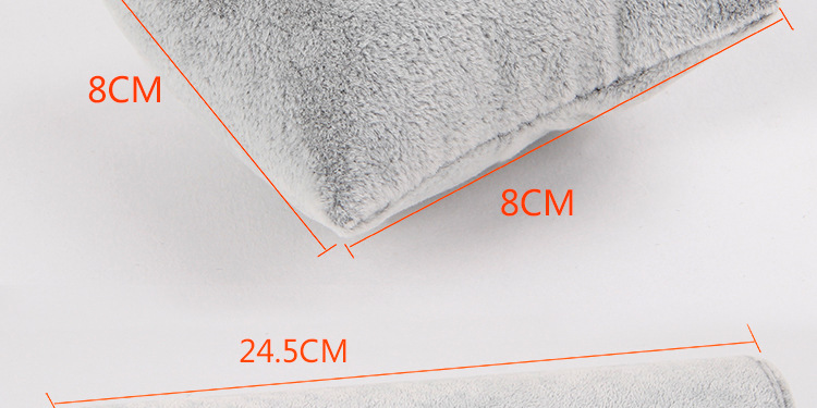High-grade multi-layer ice grey suede watch display rack watch display tray High-grade multi-layer ice grey suede watch display rack watch display tray