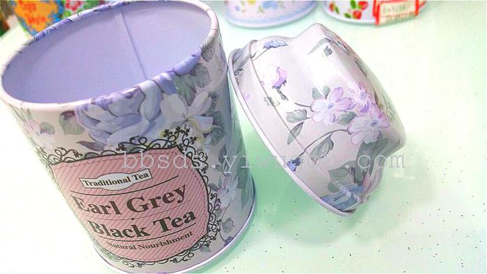 The new tin box jewelry box small portable tea box