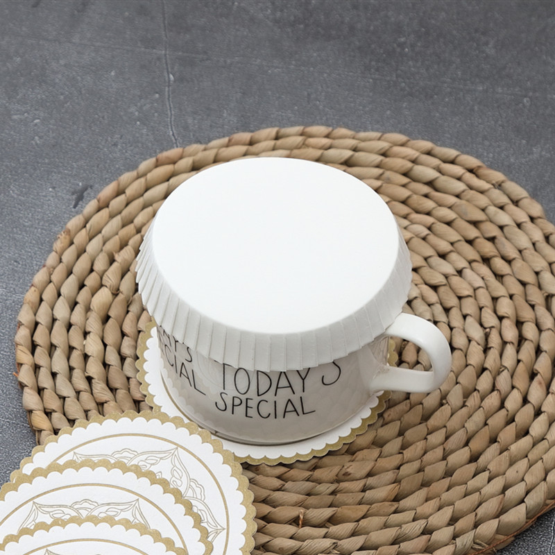 Hotel Disposable Paper Cup Cap Hotel B B Hotel KTV Restaurant Manicure Barber Shop Tea House Disposable Cup Lid