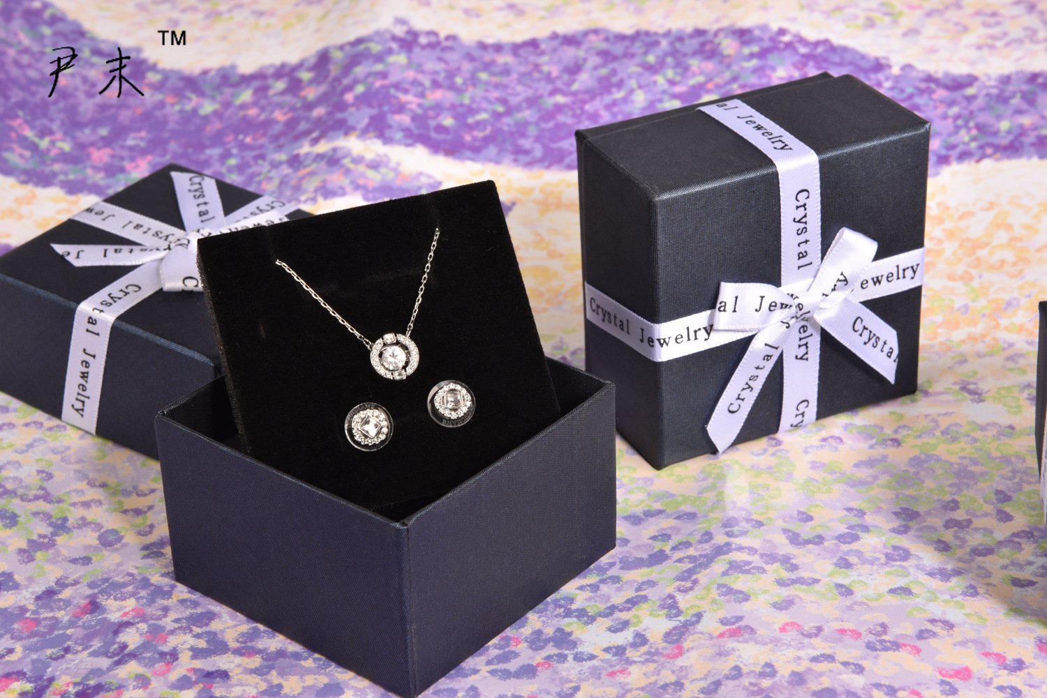 Hot Sale Creative Kraft Paper Ring Box Jewelry Bow Packing Box Heaven and Earth Cover Carton Customized Gift Box Wholesale