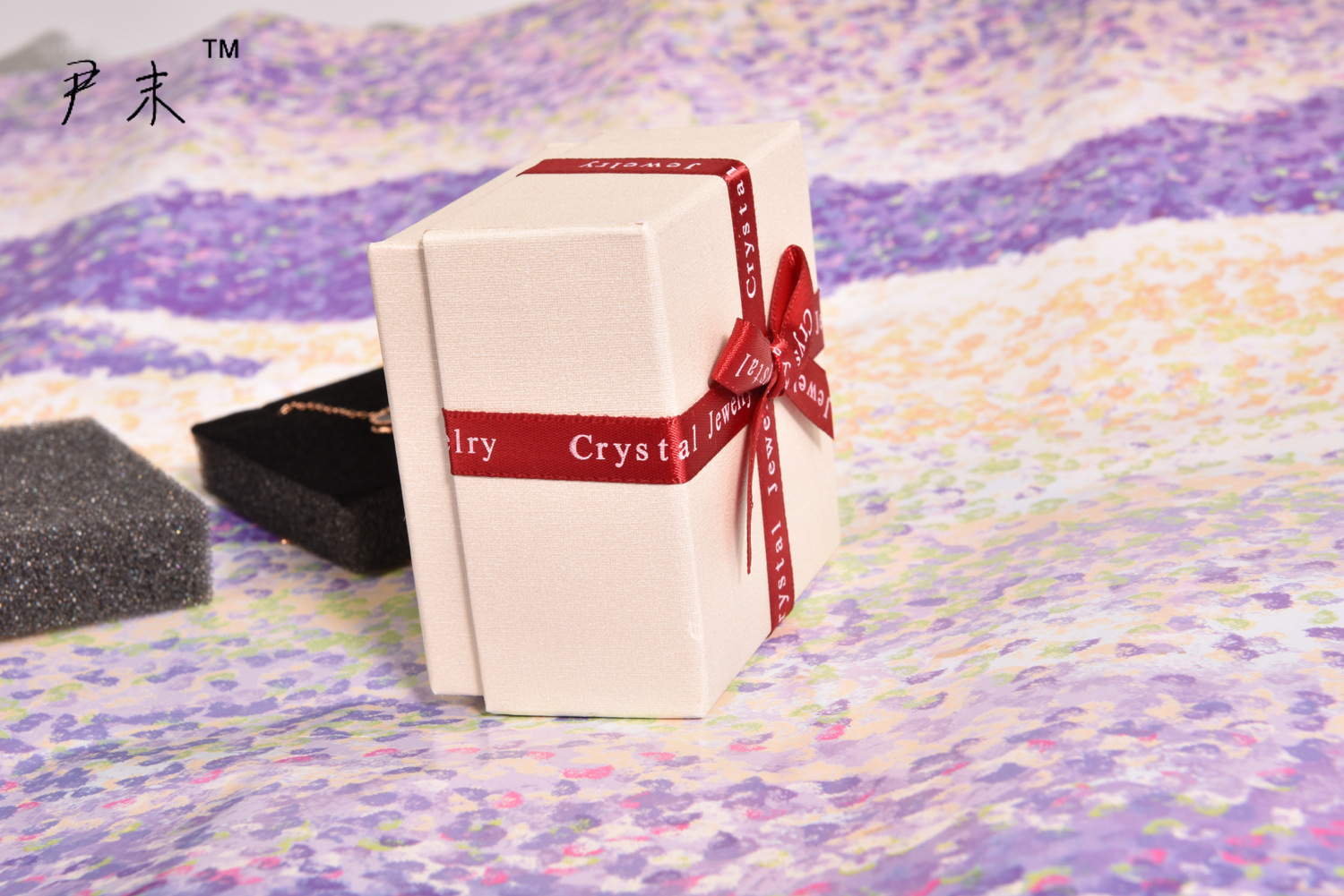 Hot Sale Creative Kraft Paper Ring Box Jewelry Bow Packing Box Heaven and Earth Cover Carton Customized Gift Box Wholesale