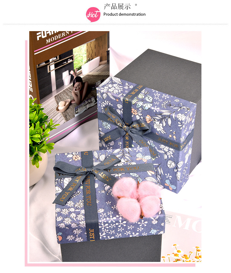 Exquisite Japanese Style Fresh Gift Box Gift Packing Box Christmas Eve Christmas Eve Fruit Gift Box