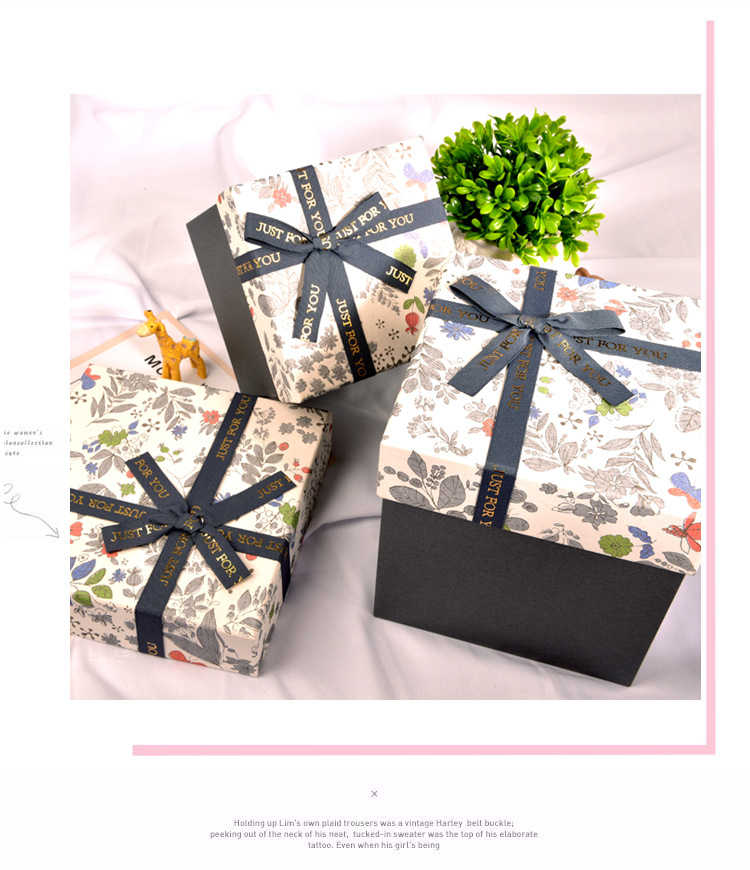 Exquisite Japanese Style Fresh Gift Box Gift Packing Box Christmas Eve Christmas Eve Fruit Gift Box