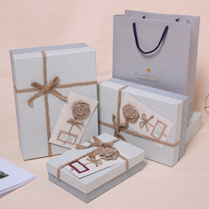 Gift Box Large Sized Creative TikTok Birthday Women&#039;s Packing Box Hand Gift Box Customed Box Exquisite Korean Style Gift Box