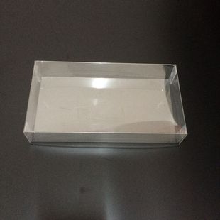 Cosmetic packaging box transparent PVC folding box custom