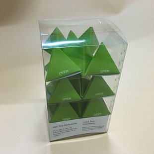 Cosmetic packaging box transparent PVC folding box custom