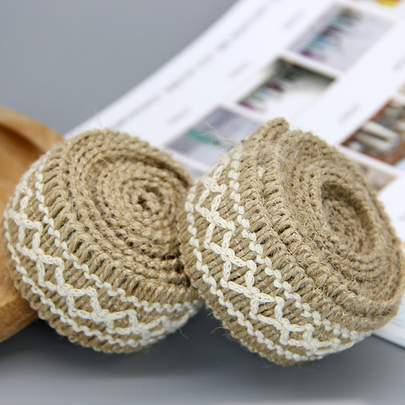 Factory Outlet clothing accessories with rope braid weaving handicraft decorative cotton rope satin striped Ribbon
