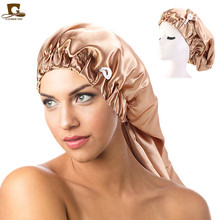 New African Print Satin Ribbon round Cap Tam-O'-Shanter Wrap Scarf Scarf Hat TJM-434B