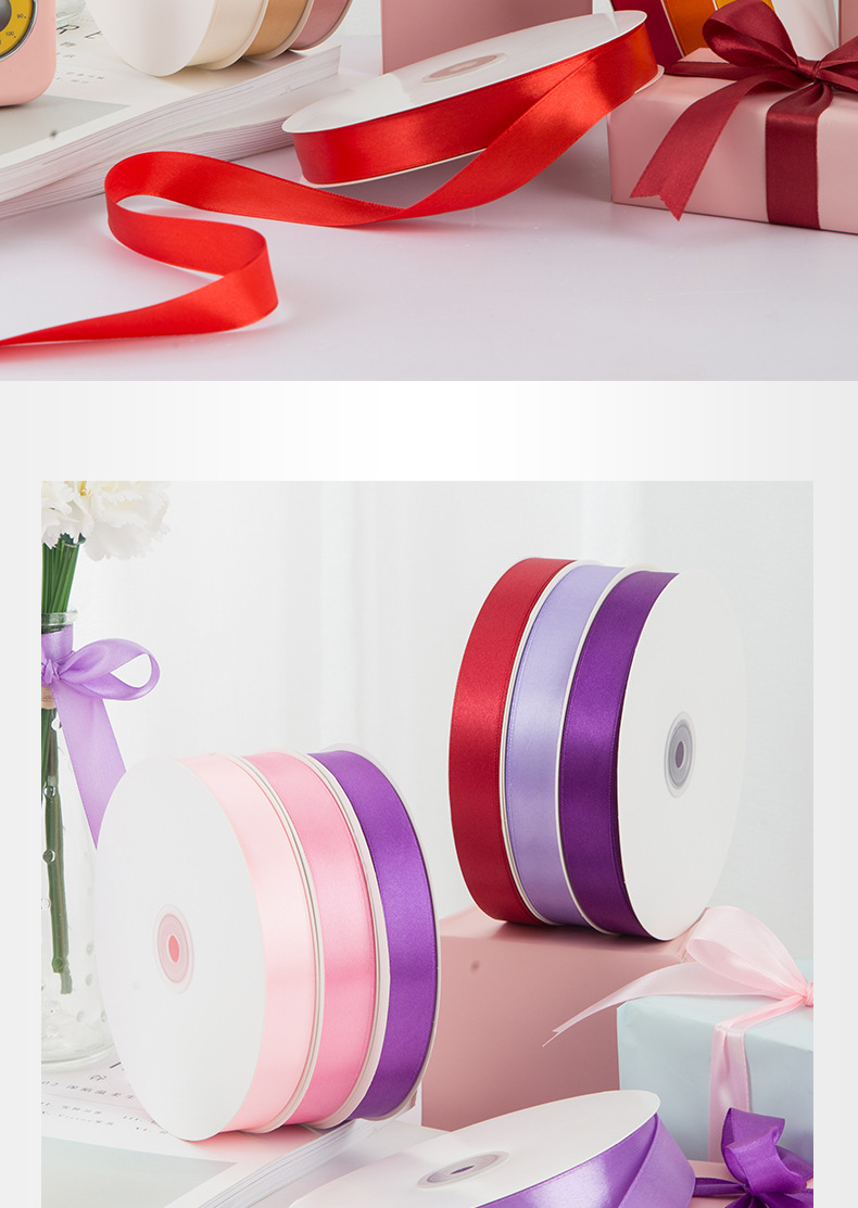Ribbons  Baking Colorful Ribbon Satin Ribbon Decoration Braid Ribbon Gift Present Packaging Ribbons