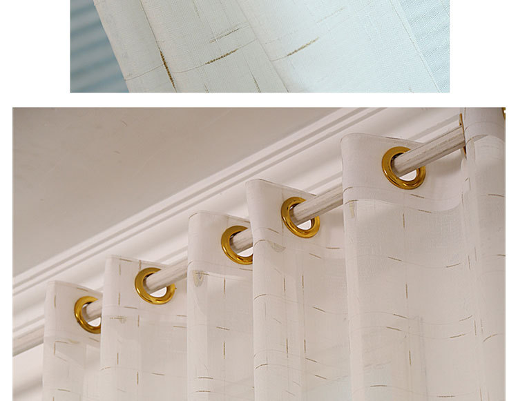 White Yarn Sunshade Customized Living Room Curtain Finished Window Screen Linen Mesh Lace Linen Volume White Yarn Sunshade Customized Living Room Curtain Finished Window Screen Linen Mesh Lace Linen Volume