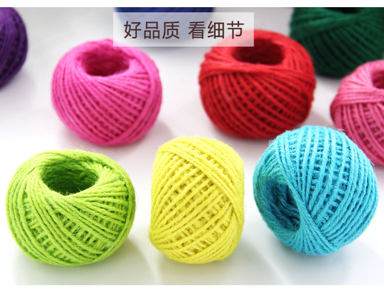 Colored Hemp Rope Package 12 Colors Handmade Braided Rope Children Kindergarten DIY Lace Linen Volume Colored Hemp Rope Package 12 Colors Handmade Braided Rope Children Kindergarten DIY Lace Linen Volume