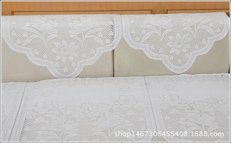 Lace Sofa Towel Backrest Towel Sofa Cushion Armrest Towel Square Towel Tablecloth Lace Linen Volume