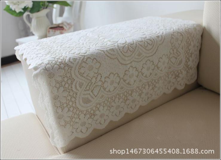 Lace Sofa Towel Backrest Towel Sofa Cushion Armrest Towel Square Towel Tablecloth Lace Linen Volume
