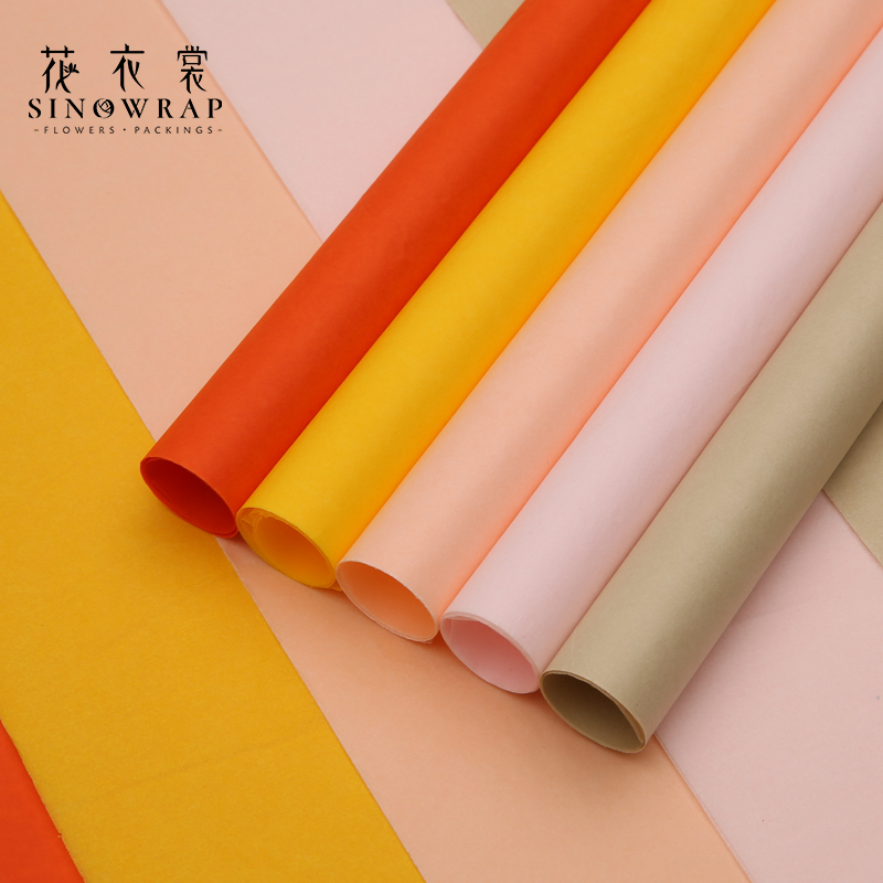 New Wholesale Waterproof florist paper Fresh Flower tissue wrapping paper