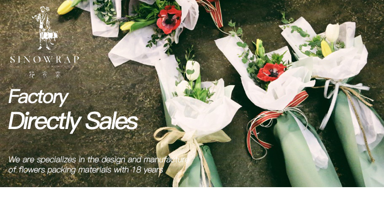 New Wholesale Waterproof florist paper Fresh Flower tissue wrapping paper