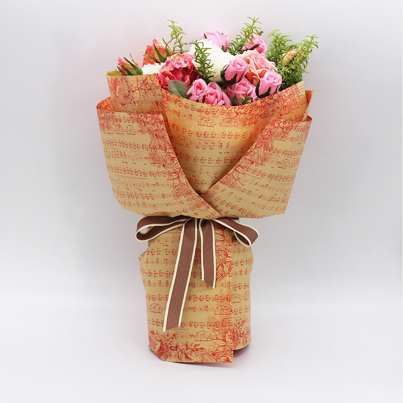 Flower wrapping paper gift paper bouquet packaging materials kraft paper manufacturers direct