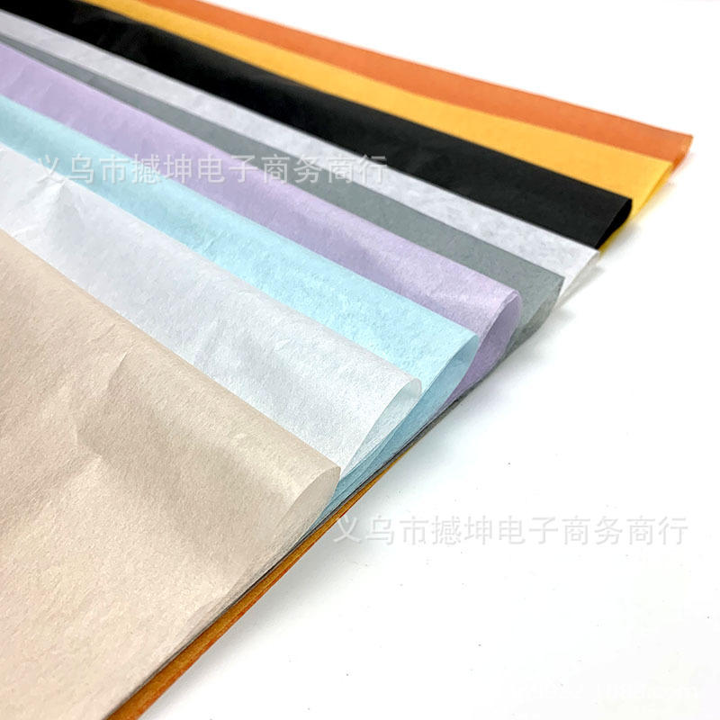 Solid Color High Quality Waterproof Mg Tissue Paper Wholesale Flowers Wrapping Paper Lining Paper Copy Paper Wax Light Waterproof Mg Tissue Paper Lot