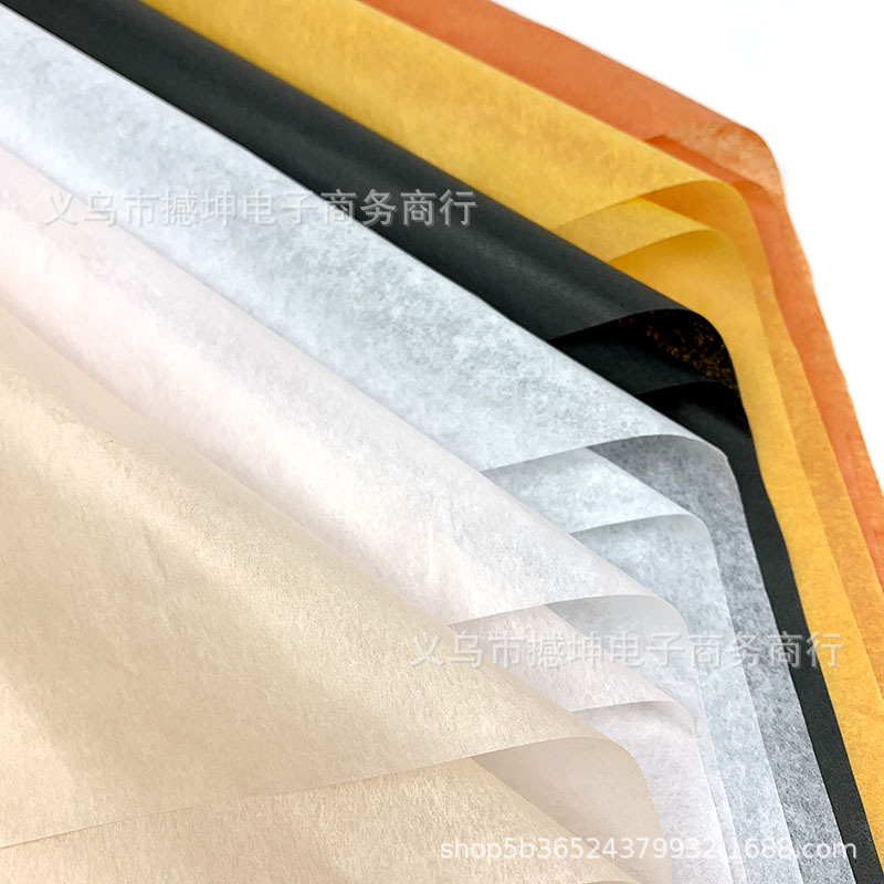 Solid Color High Quality Waterproof Mg Tissue Paper Wholesale Flowers Wrapping Paper Lining Paper Copy Paper Wax Light Waterproof Mg Tissue Paper Lot