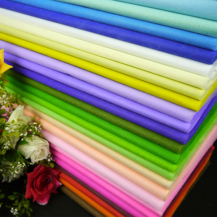 38 Pure Colored Cotton Paper Bouquet Lining Rose Paper Flower Shop Supplies Flowers Wrapping Paper DIY Material Whole