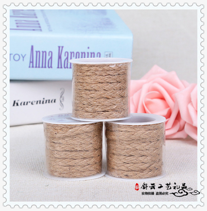 Twine packaging paper rope DIY hand-made twine rope primary colored twine Twine packaging paper rope DIY hand-made twine rope primary colored twine