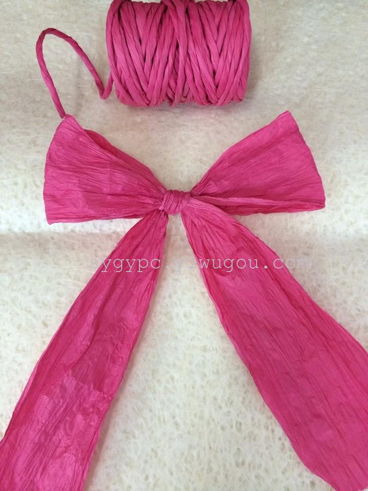 Factory direct environmental protection paper rope DIY paper flower paper rattan portable rope gift wrapping rope