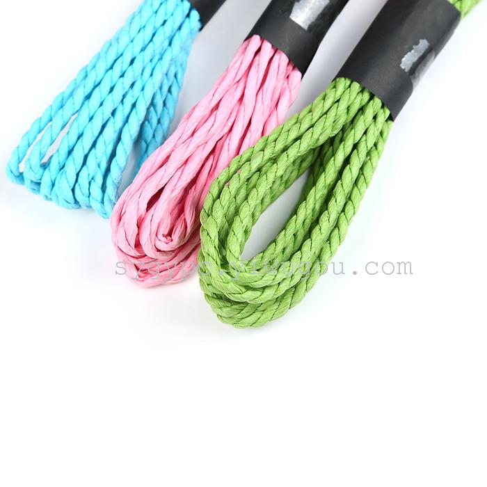 Factory direct environmental protection paper rope double 5mm double strand twist rope string multiple paper rope Factory direct environmental protection paper rope double 5mm double strand twist rope string multiple paper rope